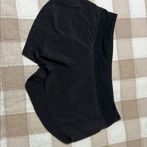 Lululemon Black Recycled Polyester Shorts